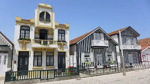 Costa Nova em Ilhavo distrito de Aveiro
